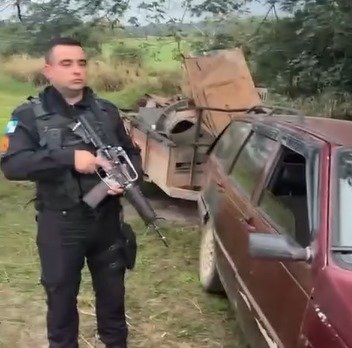 32° BPM soluciona ocorrência de Furto na BR 101