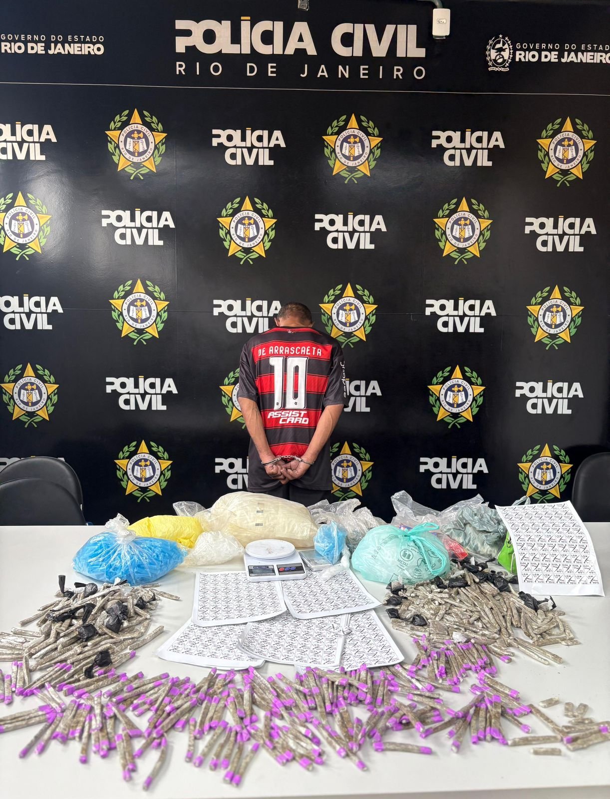 Homem do CV é preso no Lagomar com grande quantidade de entorpecentes