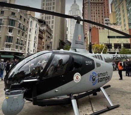 Prefeitura de São Paulo amplia monitoramento aéreo com helicóptero de tecnologia avançada integrado ao Smart Sampa