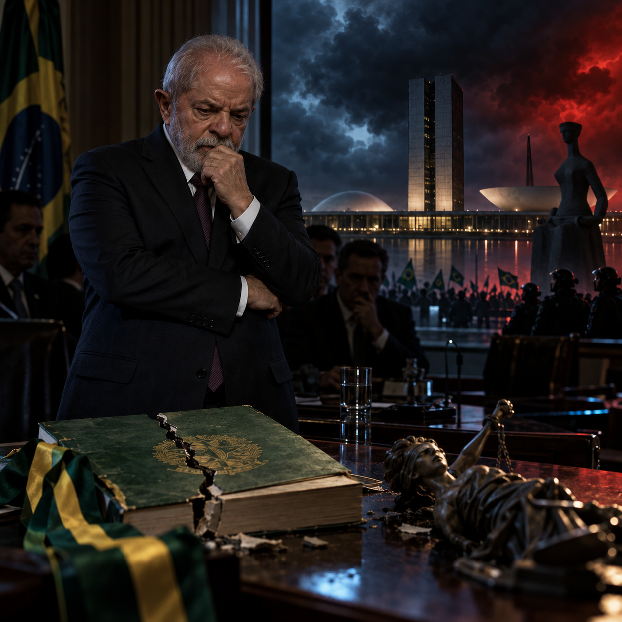 DE “DEFESA DA DEMOCRACIA” À EXCEÇÃO? Movimento ligado a Lula possível risco de golpe preocupa Brasília